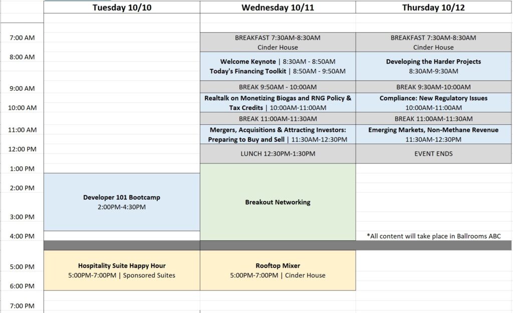 bob program schedule