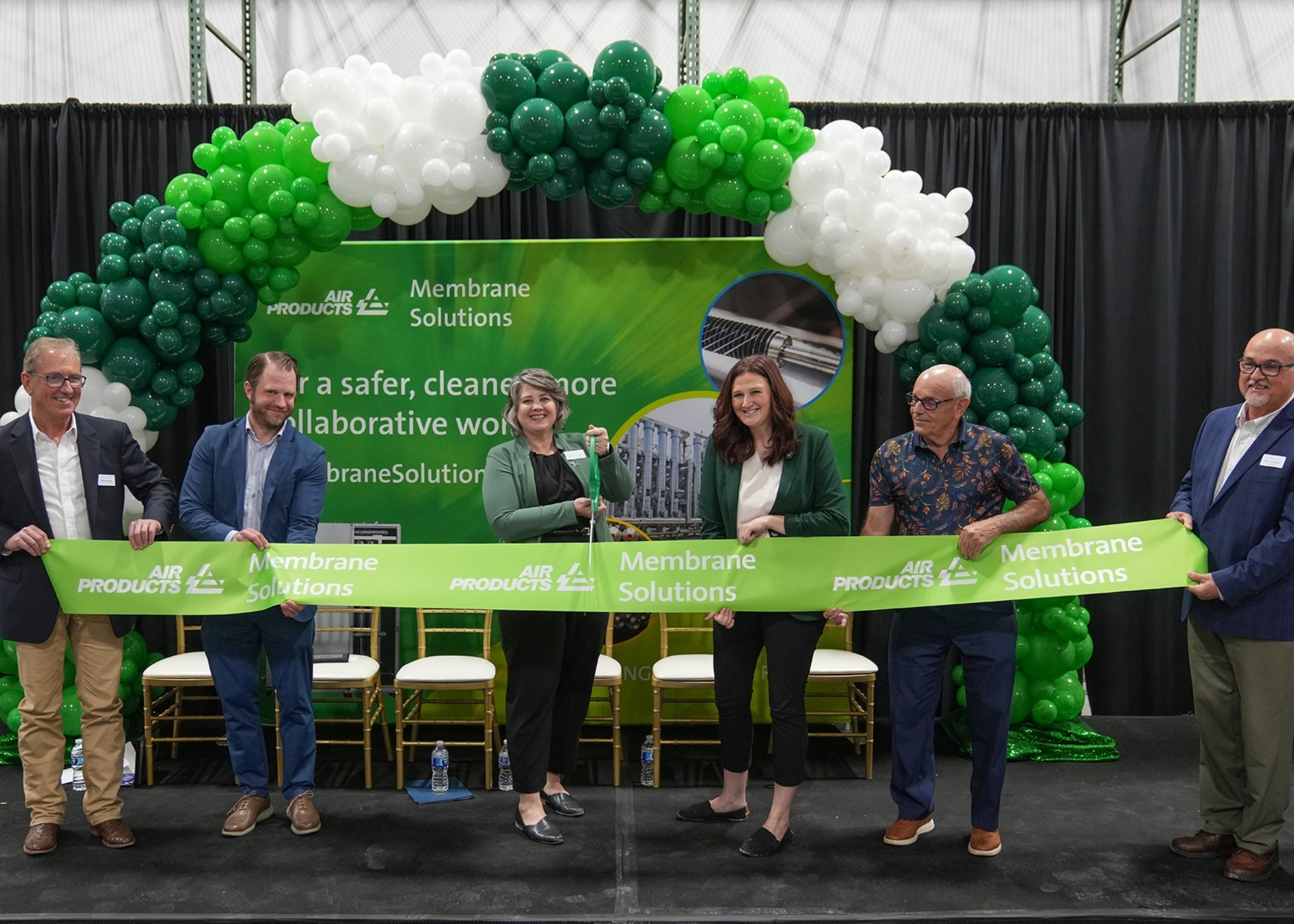 Air Products cutting the ribbon on its expanded St. Louis membrane facility